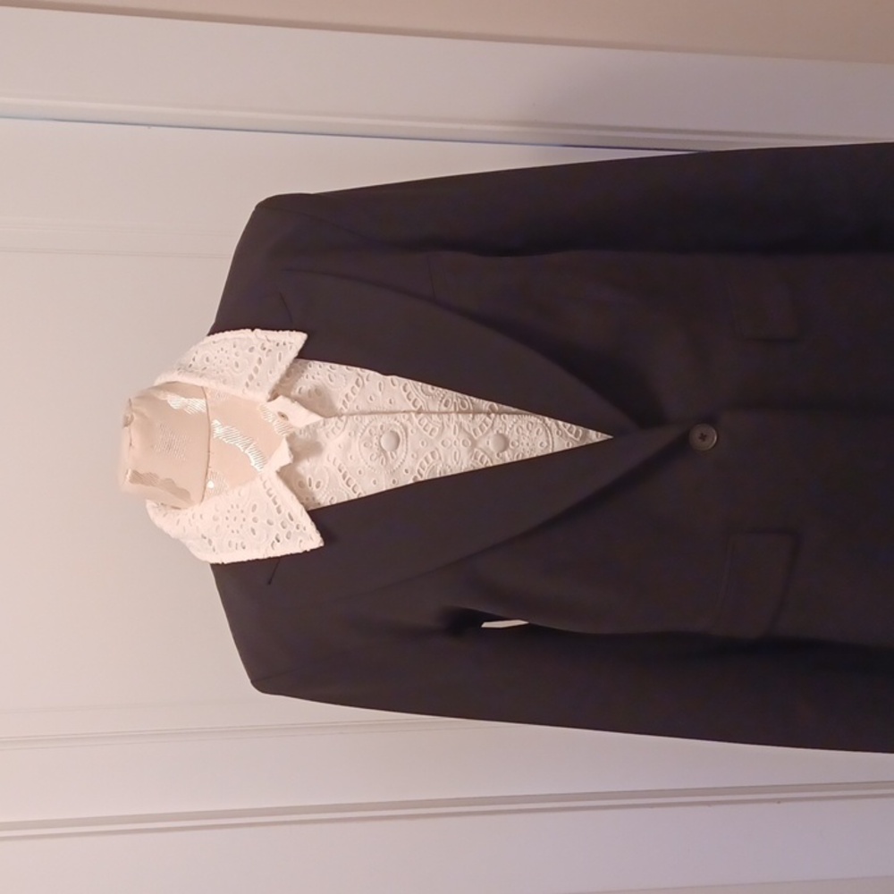 Veronica Beard Sati White Eyelet Dickey NWT